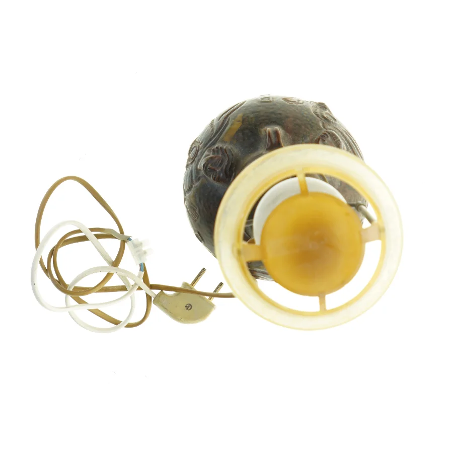 Royal Copenhagen Art Pottery 2966 RC Jar with motives: Petrus Gloria in Excelsis Deo 21 cm, Jais Nielsen fra Royal Copenhagen (str. 39 cm)