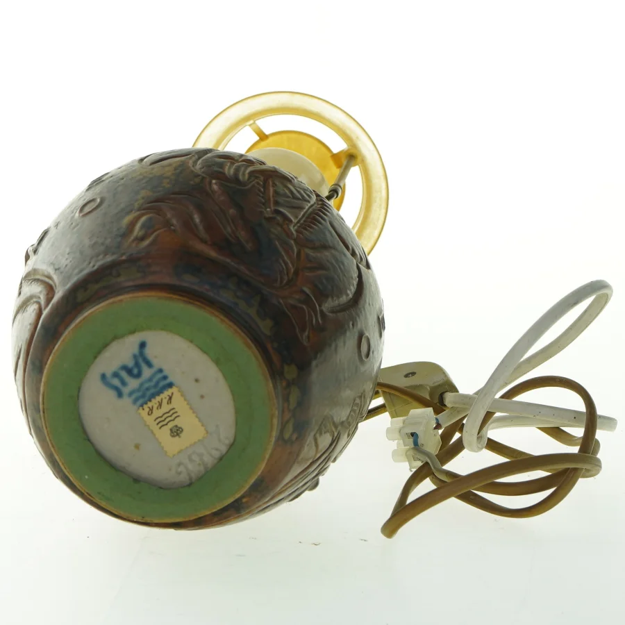 Royal Copenhagen Art Pottery 2966 RC Jar with motives: Petrus Gloria in Excelsis Deo 21 cm, Jais Nielsen fra Royal Copenhagen (str. 39 cm)