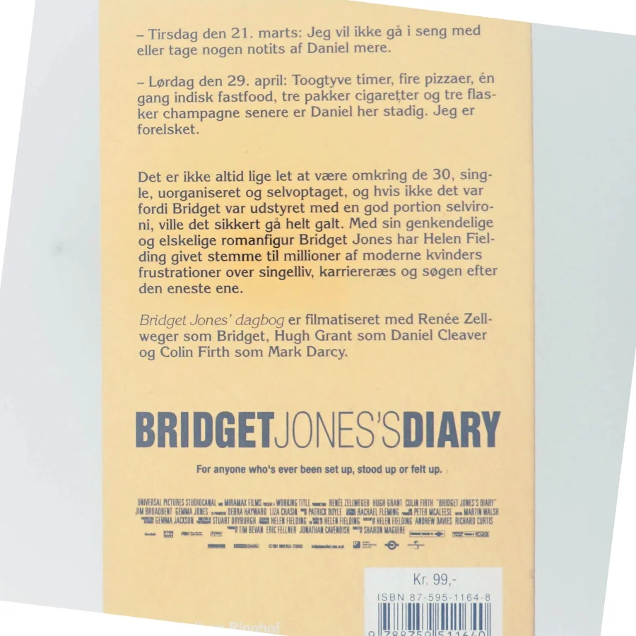 Bridget Jones' dagbog af Helen Fielding, Helen Fielding (Bog)