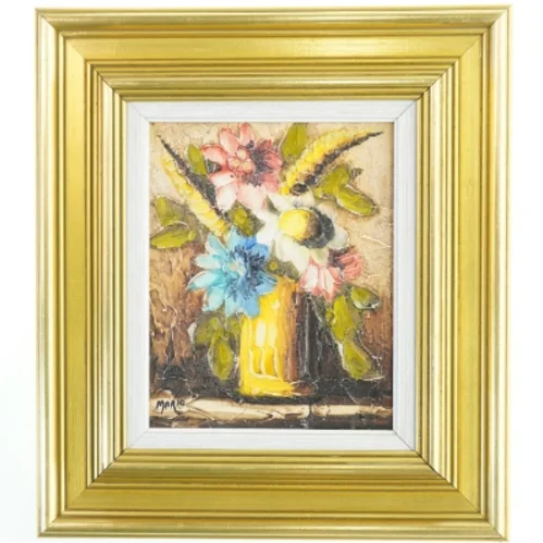 Maleri med blomster (str. 45x40 cm)