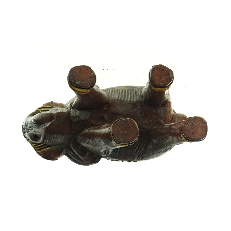 Dekorativ elefantfigur (str. LBH: 22x10x18cm)