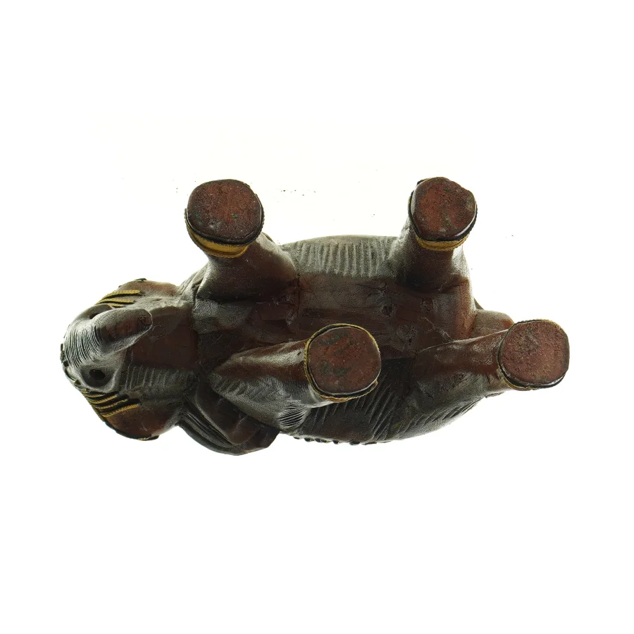 Dekorativ elefantfigur (str. LBH: 22x10x18cm)