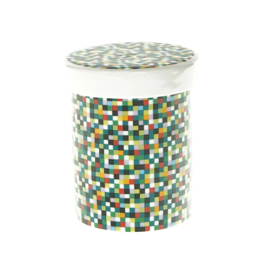 Krukke med låg fra Remember (str. HØ: 10x8 cm)