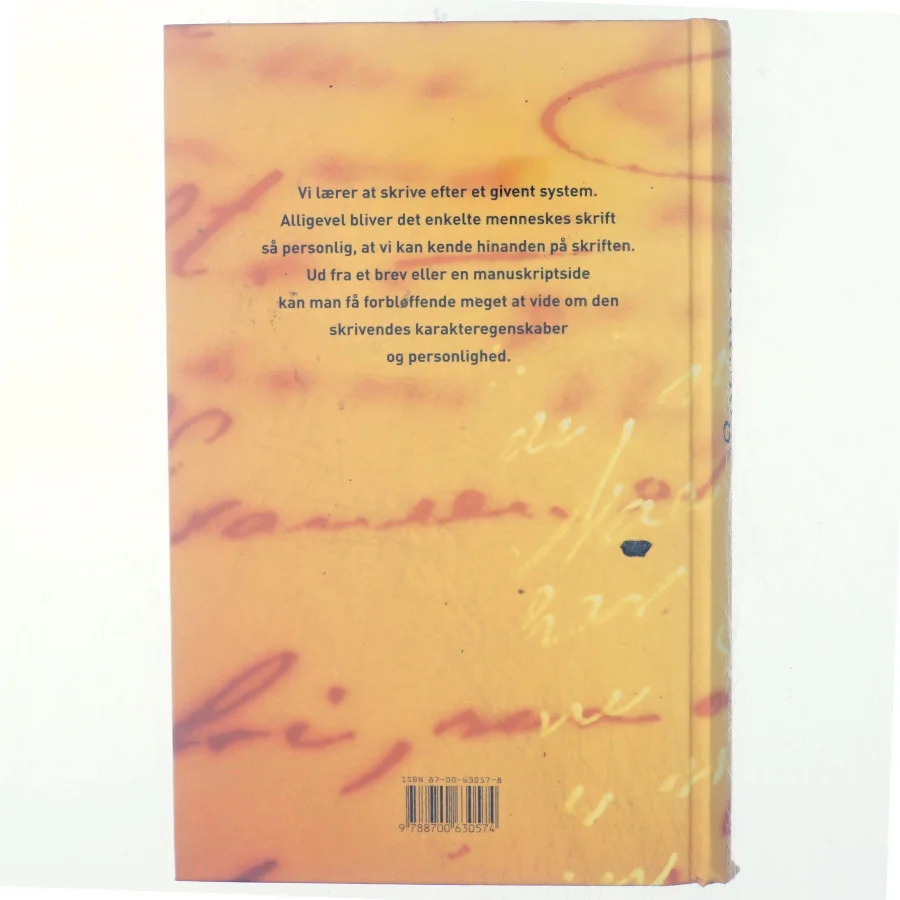 Grafologi : håndskriftens psykologi af Vera Slæbo (Bog)