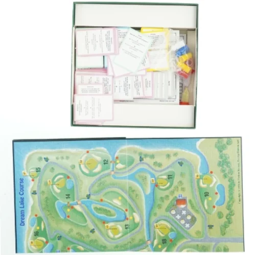 Master of the Golf rules brætspil (str. 25x25 cm)