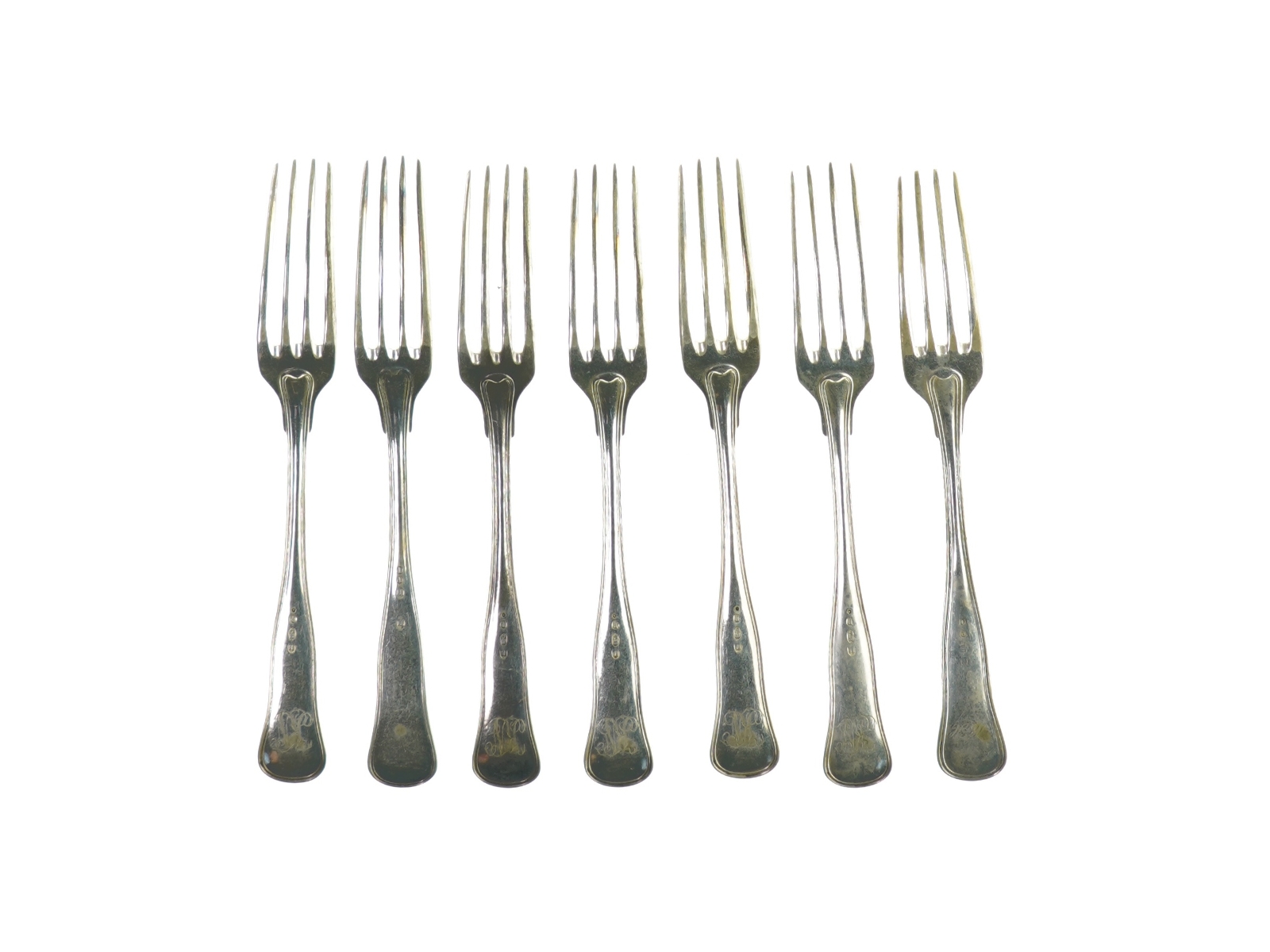 Gafler (7 stk.) fra Ukendt (str. L:20cm)