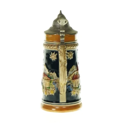 Kande med print fra Ukendt (str. HØ:24x10cm)