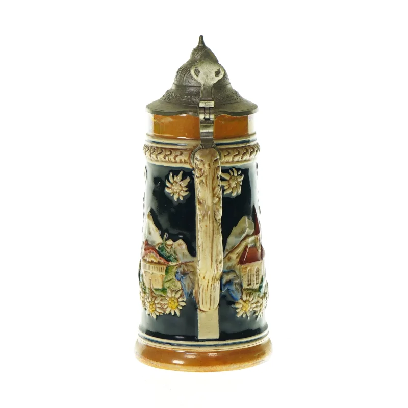 Kande med print fra Ukendt (str. HØ:24x10cm)