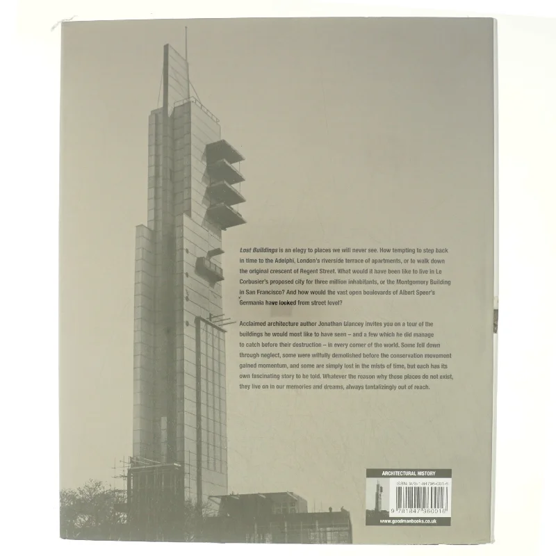 Lost Buildings af Jonathan Glancey (Bog)