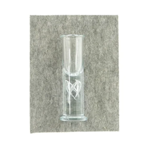 Lille glas vase (str. HØ: 17x5,5 cm)