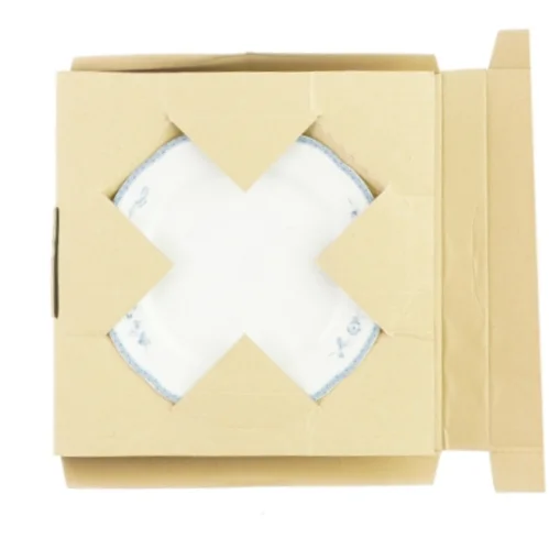 Lille og stor tallerken sæt fra Firkløveren (str. Ø: 22 og Ø: 20 cm)