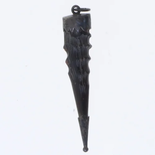 Lille hornformet vedhæng 5 cm (str. 5 cm)