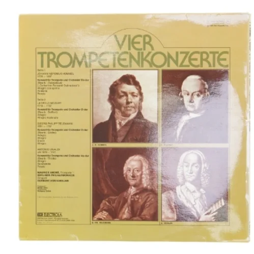 LPer med trompetkoncerter af Vivaldi, Telemann, Mozart og Hummel