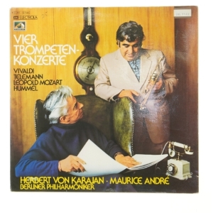 LPer med trompetkoncerter af Vivaldi, Telemann, Mozart og Hummel