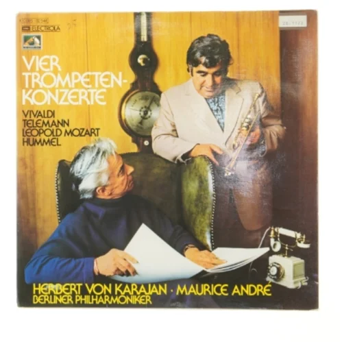 LPer med trompetkoncerter af Vivaldi, Telemann, Mozart og Hummel
