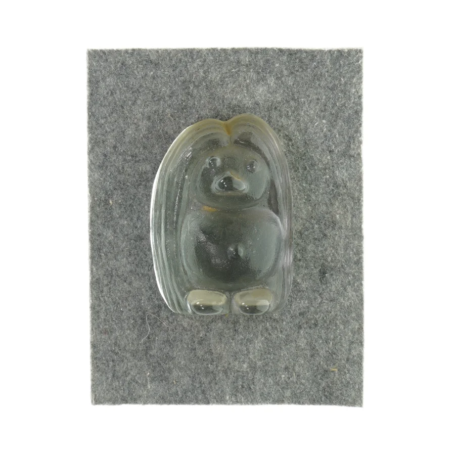 Pingvin glas figur (str. LBH: 9x6x13 cm)