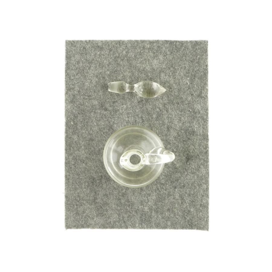  karaffel med prop (str. HØ: 10x8 cm )