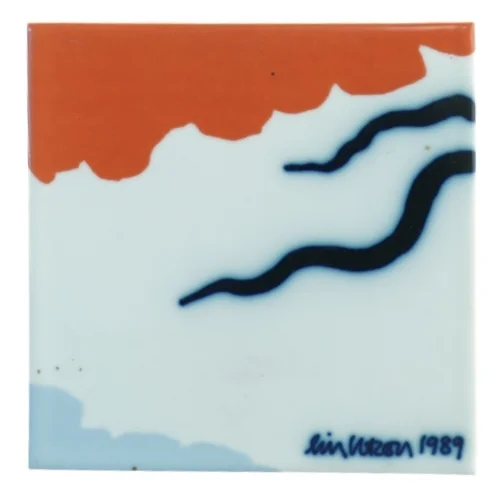 Dekorativ fajance flise (str. 20 gang i 20 cm)