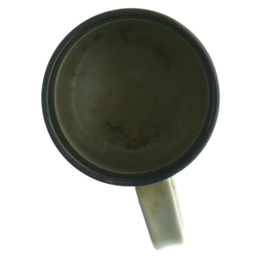 Kunstkrus med 1971 motiv fra Royal Copenhagen (str. 7 x 6,5 cm)