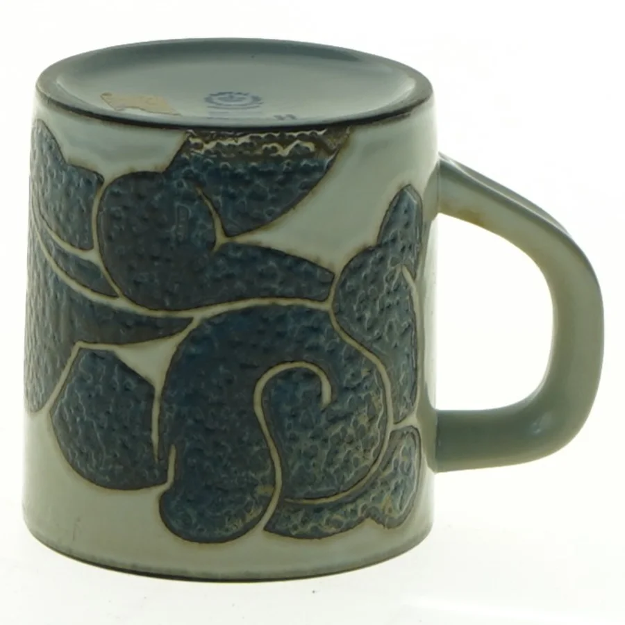 Kunstkrus med 1971 motiv fra Royal Copenhagen (str. 7 x 6,5 cm)