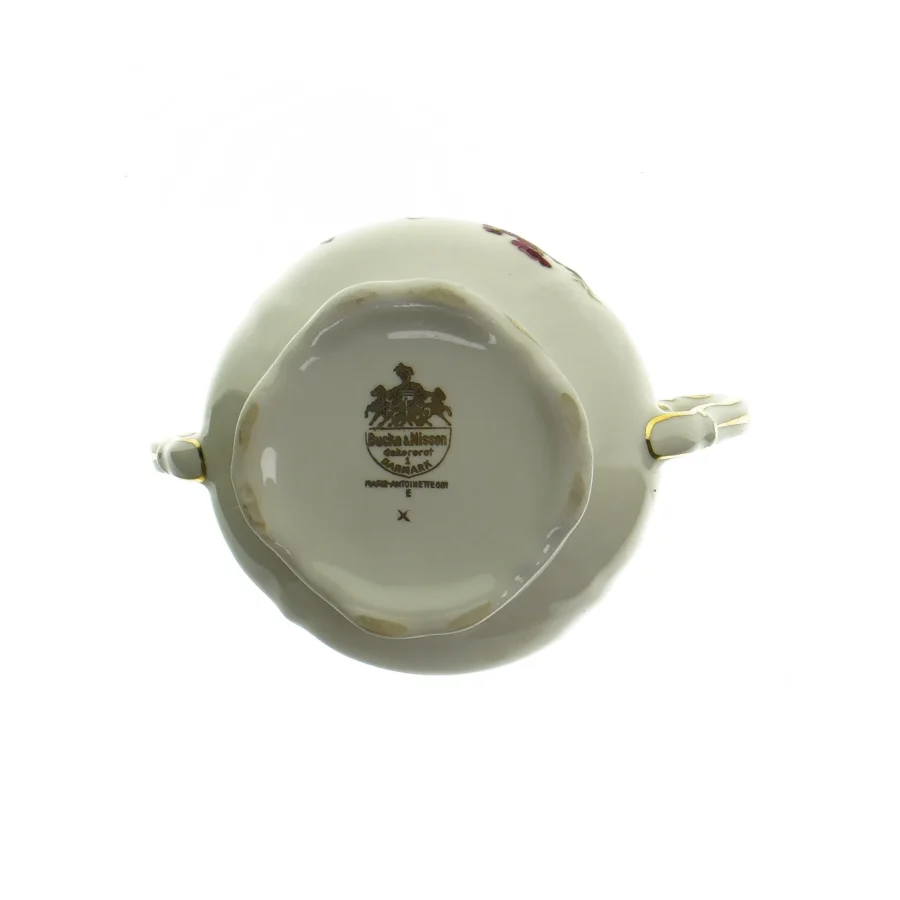 Sukkerskål med blomsteråprint fra Bucka&Nissen (str. HØ:14x11cm)