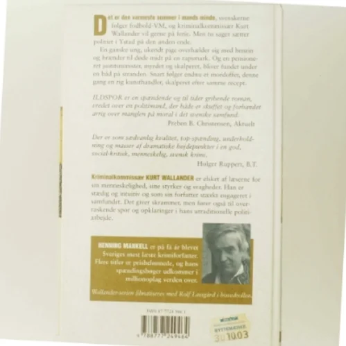 Ildspor af Henning Mankell (Bog)