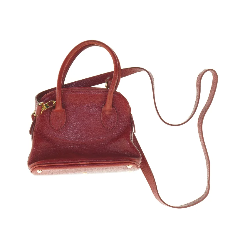 Læder crossbody taske fra Osprey (str. 20 x 9 x 16 cm)