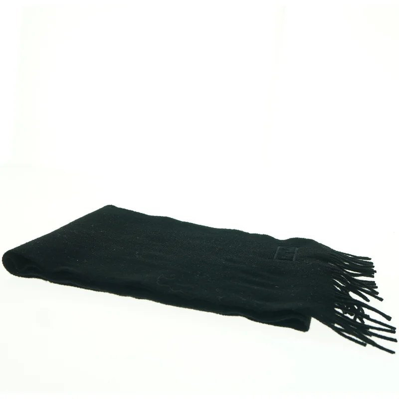 Sort tørklæde fra Bison Club (str. 31 x 144 cm)