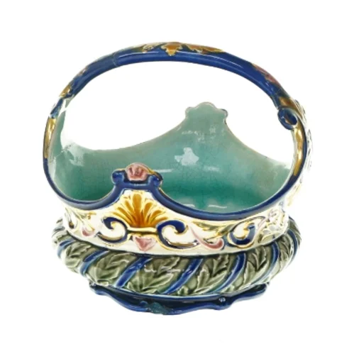 Porcelæns kurv fra Rörftrand (str. H: 14 cm)