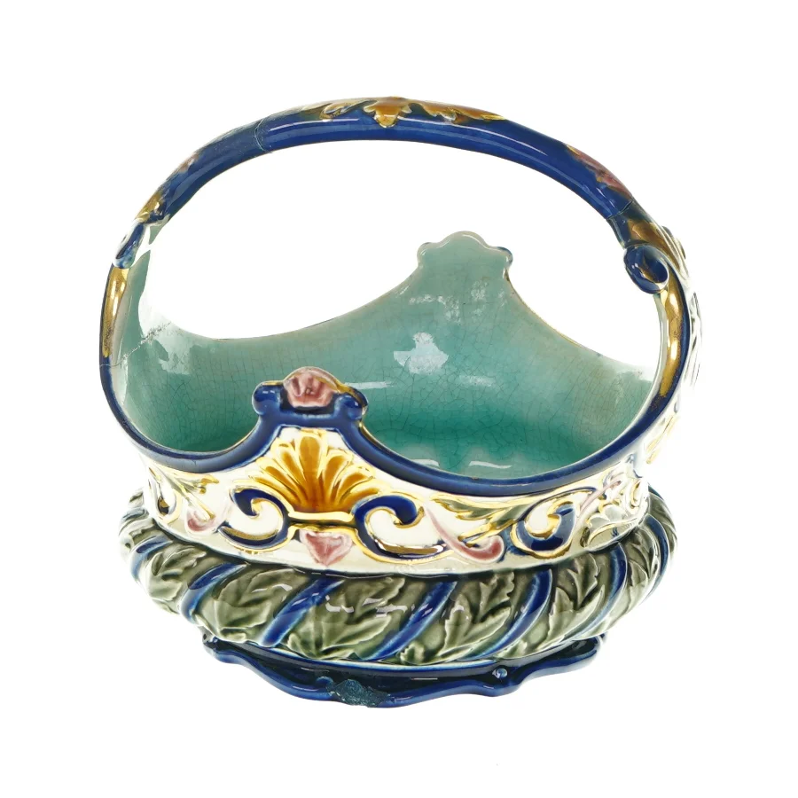 Porcelæns kurv fra Rörftrand (str. H: 14 cm)