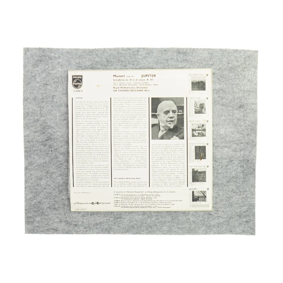 Jupiter - Symphony no. 41 af Mozart (LP)