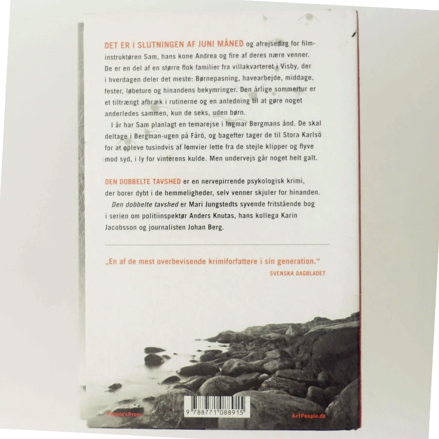 'Den dobbelte tavshed: kriminalroman' af Mari Jungstedt (bog)