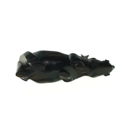 Dekorativ næsehorn dyrefigur fra Ukendt (str. LBH:27x9x10cm)