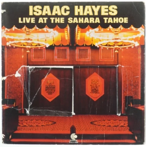 Isaac Hayes Live at the Sahara Tahoe LP fra Enterprise