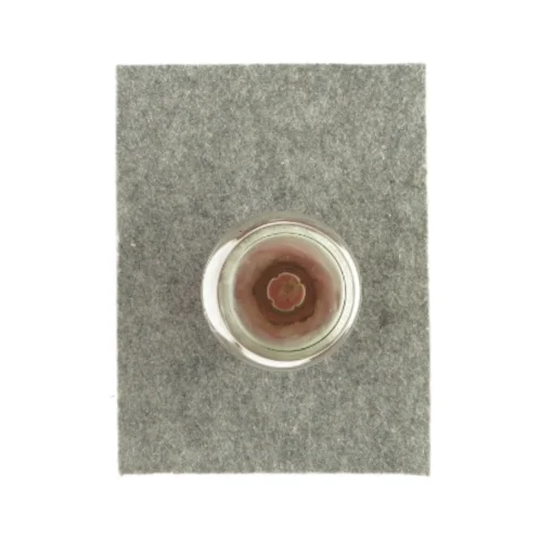 Rød hyggelampe / lysestage Holmegaard, Per Lütken(str. H: 19 cm )