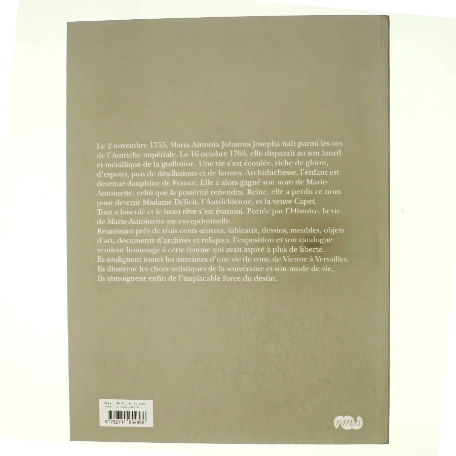 Marie-Antoinette af Xavier Salmon, Galeries nationales du Grand Palais (France) (Bog)