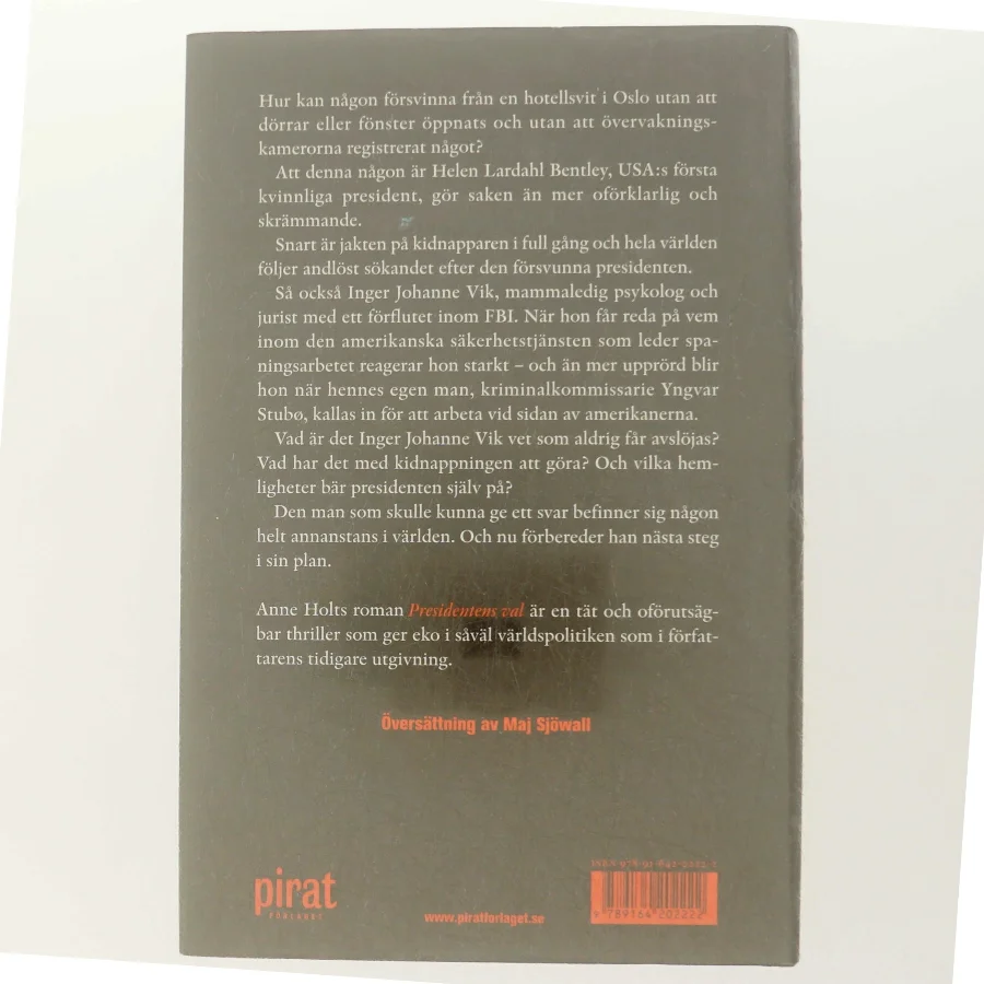 Presidentens val af Anne Holt (Bog)