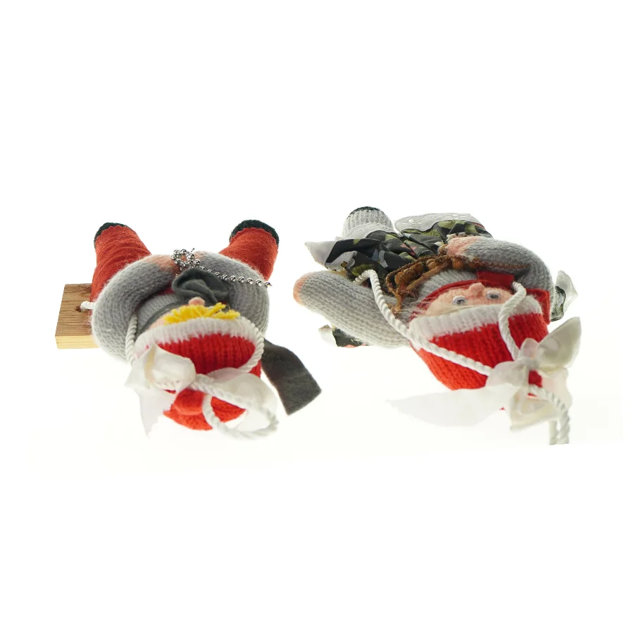 Juledreng og julepige fra Ukendt (str. LB: 30x14cm)