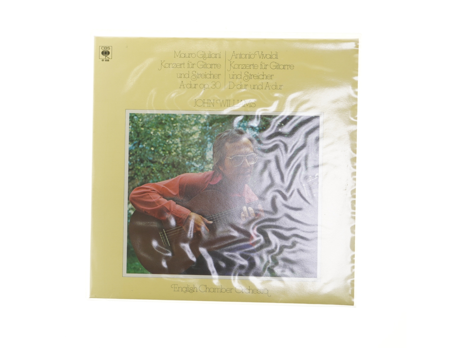 Antonio Vivaldi LP - Konzerte für Gitarre und Streicher fra CBS