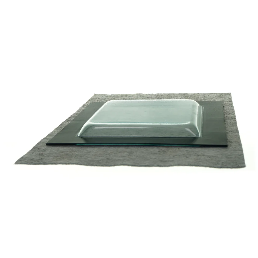 Dekorativt fad fra Ukendt (str. LBH: 38x38x3cm)
