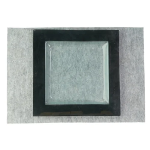 Dekorativt fad fra Ukendt (str. LBH: 38x38x3cm)