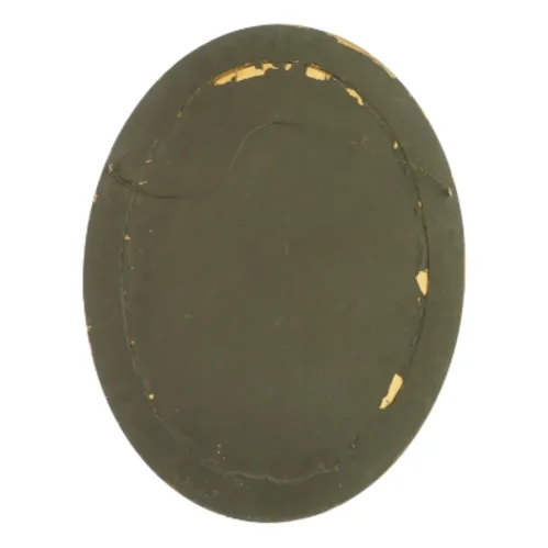 Oval guldramme med foto af kvinde (str. LB 58x44,5 cm)