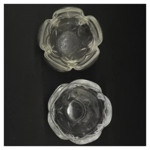 Glas lysestager (str. 8 x 12 cm)