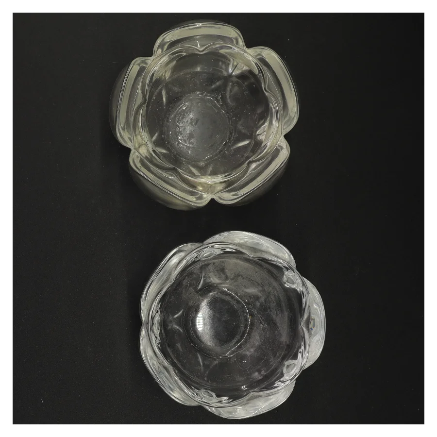 Glas lysestager (str. 8 x 12 cm)