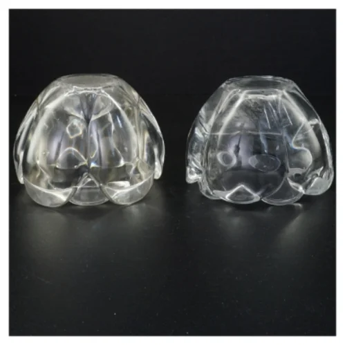 Glas lysestager (str. 8 x 12 cm)