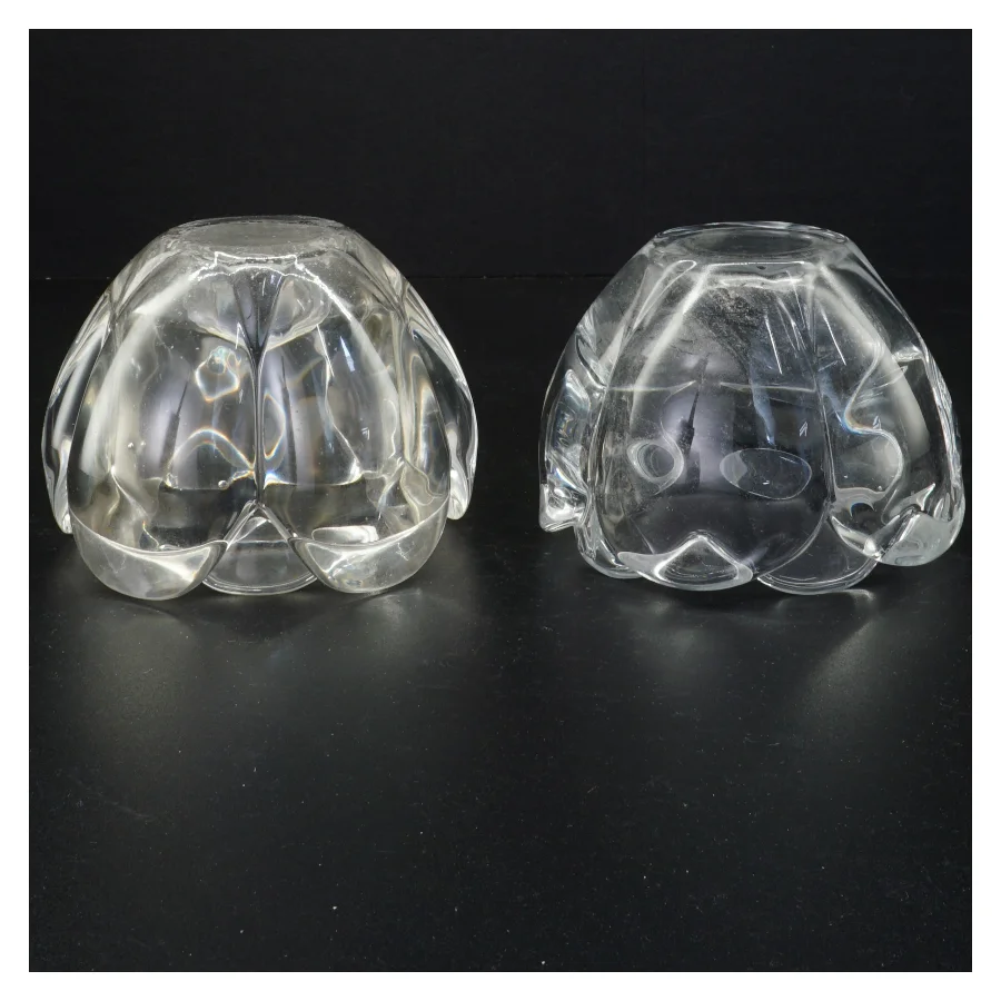 Glas lysestager (str. 8 x 12 cm)