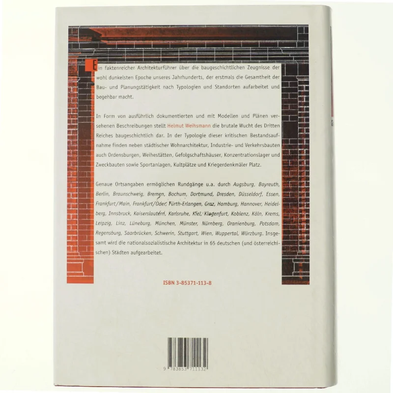 Bauen unterm Hakenkreuz : Architektur des Untergangs af Helmut Weihsmann (1950-) (Bog)