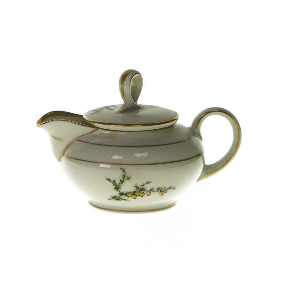 Kande med blomstermønster.  fra W.J.S (str. HØ:10x9cm)