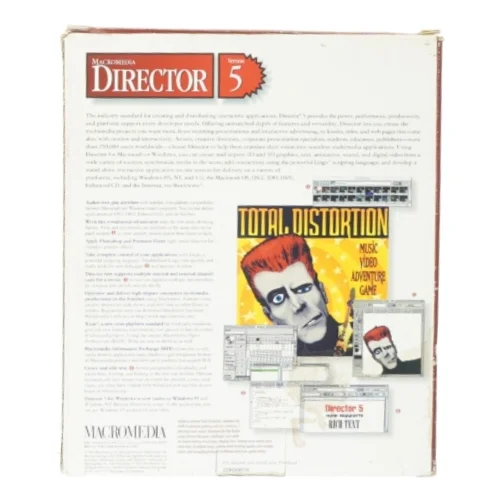 Director 5 fra Shockwave (str. 25 x 8 x 20 cm)