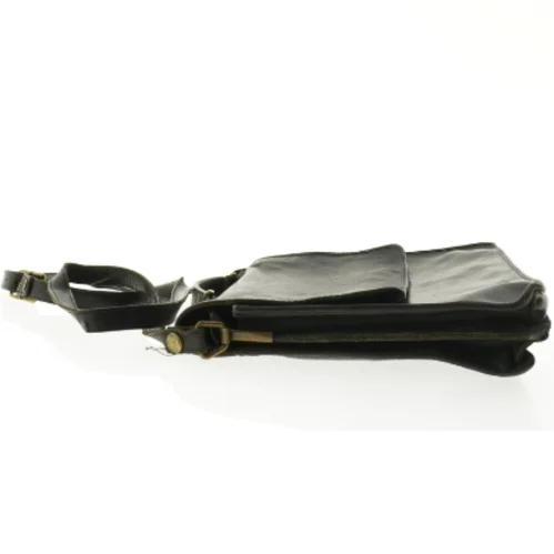 Sort lædertaske fra Claudio Ferro (str. 36 x 27 cm)